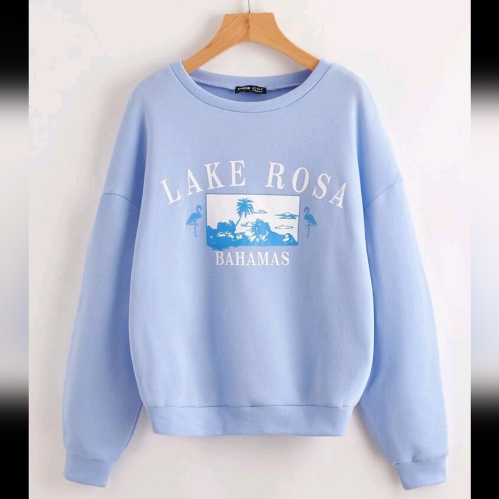Bahamas Pullover Sweater 💜💙